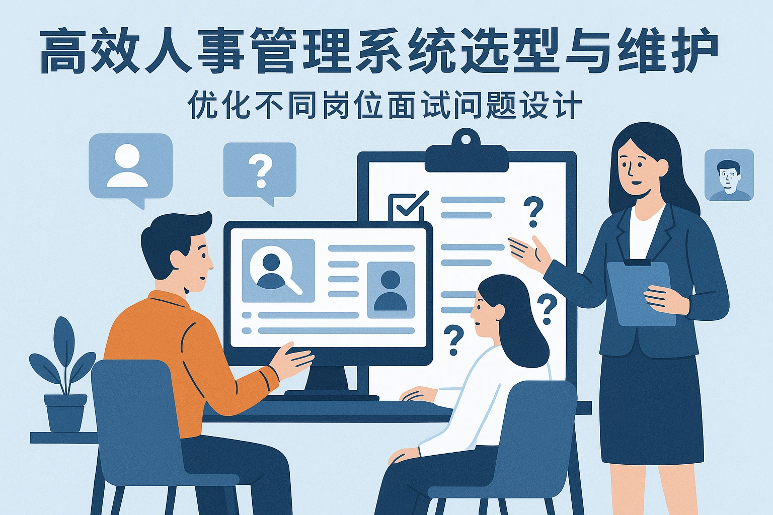 高效人事管理系统选型与维护，优化不同岗位面试问题设计