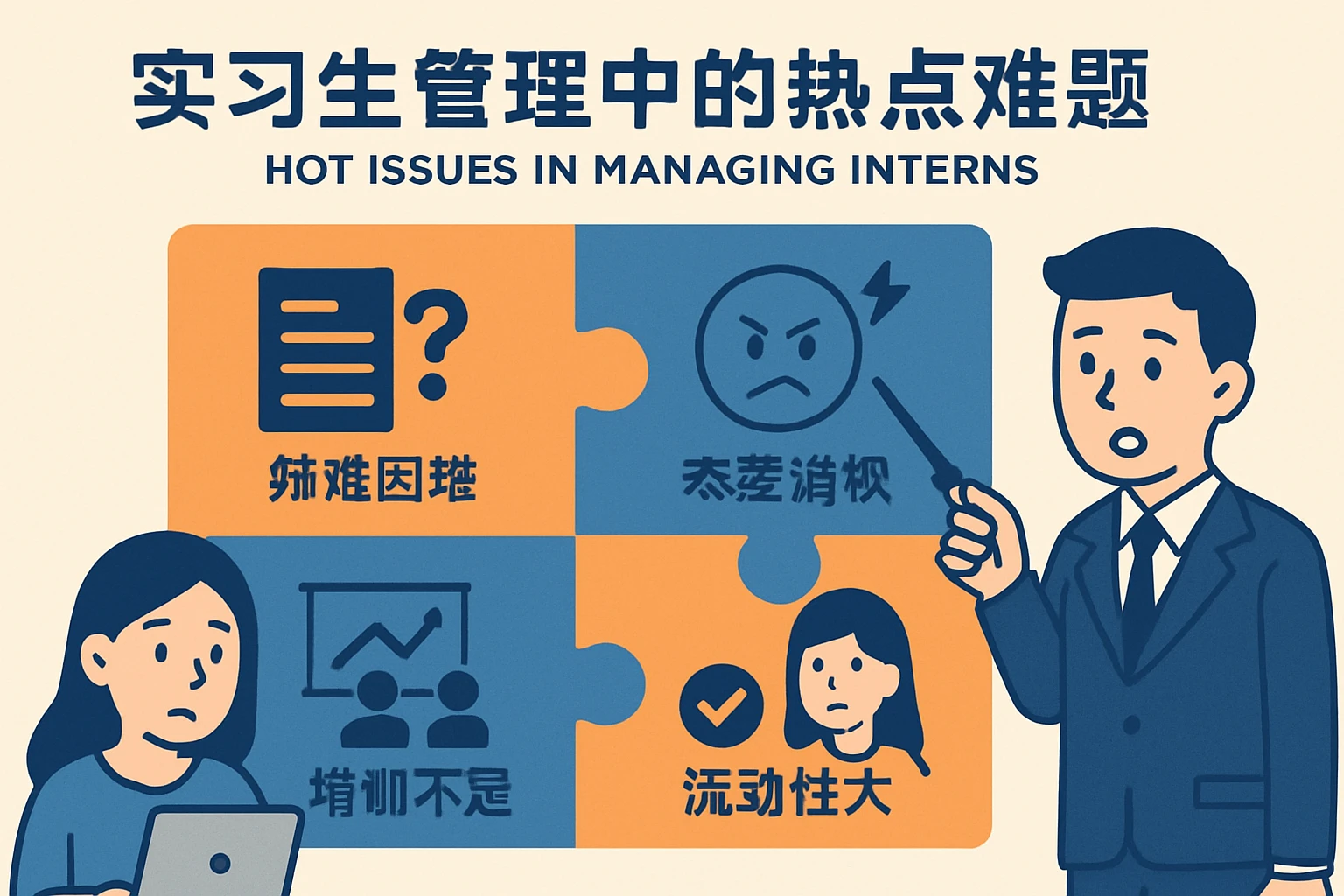 实习生管理中的热点难题