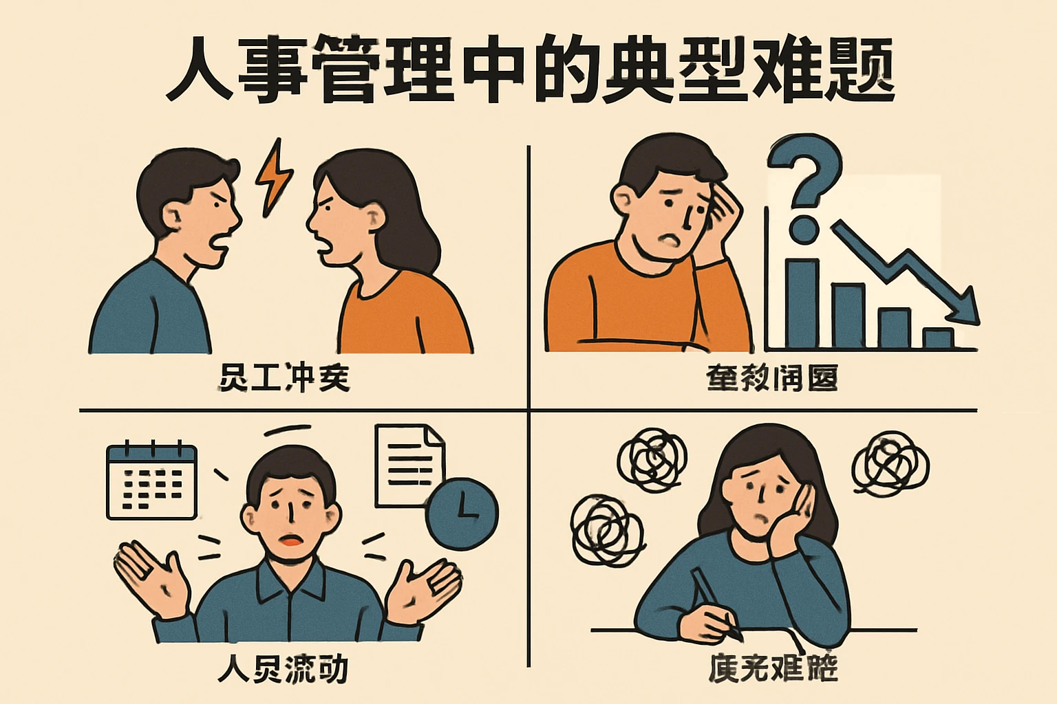 人事管理中的典型难题