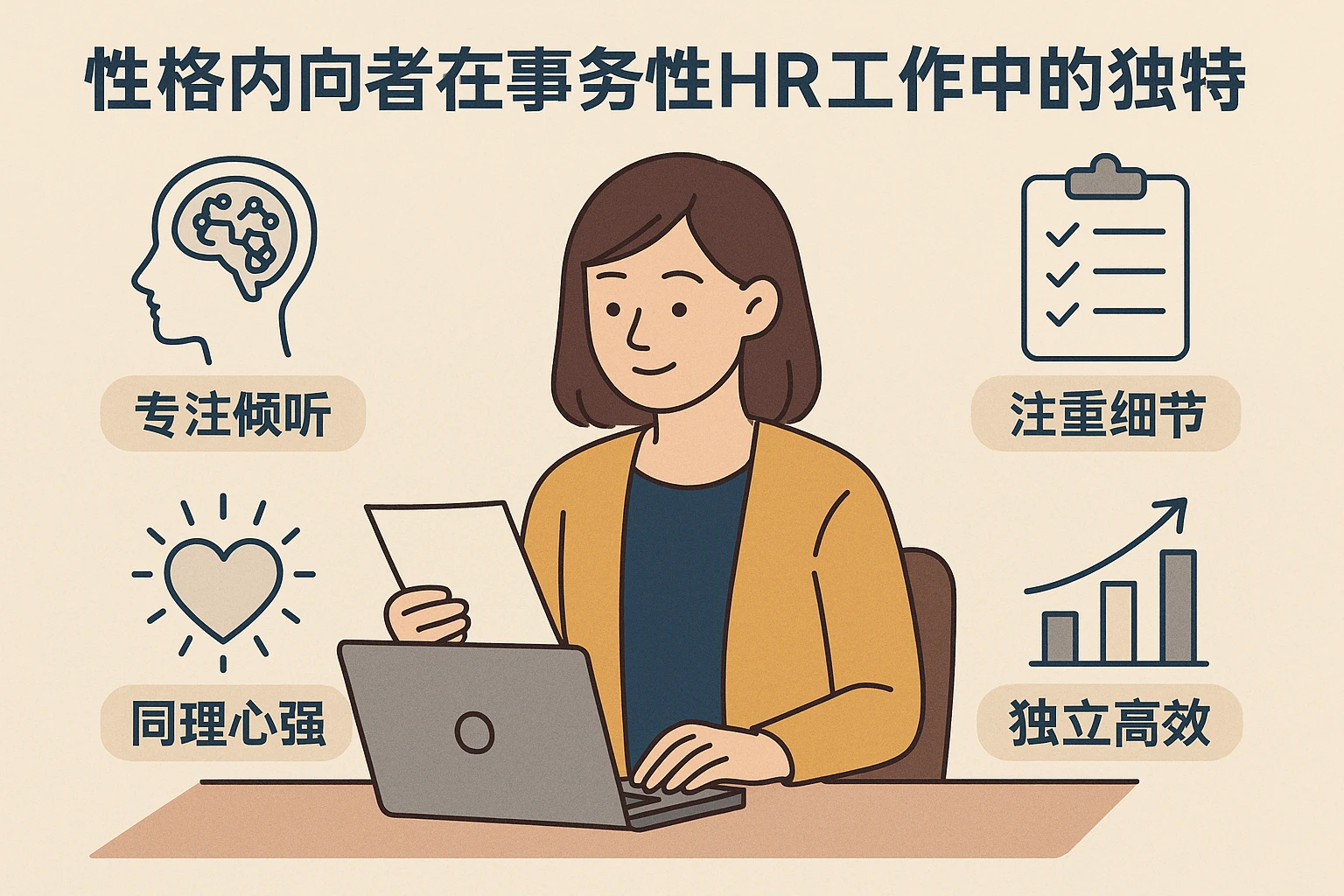 性格内向者在事务性HR工作中的独特优势