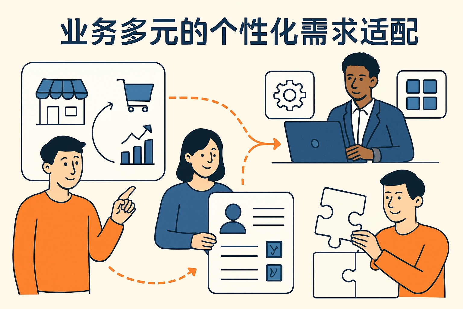 业务多元的个性化需求适配