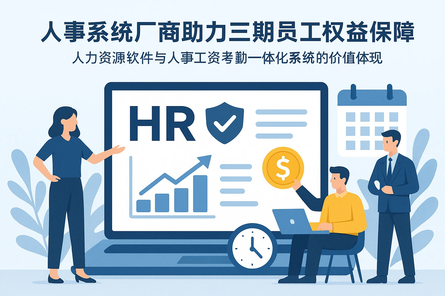 人事系统厂商助力三期员工权益保障——人力资源软件与人事工资考勤一体化系统的价值体现