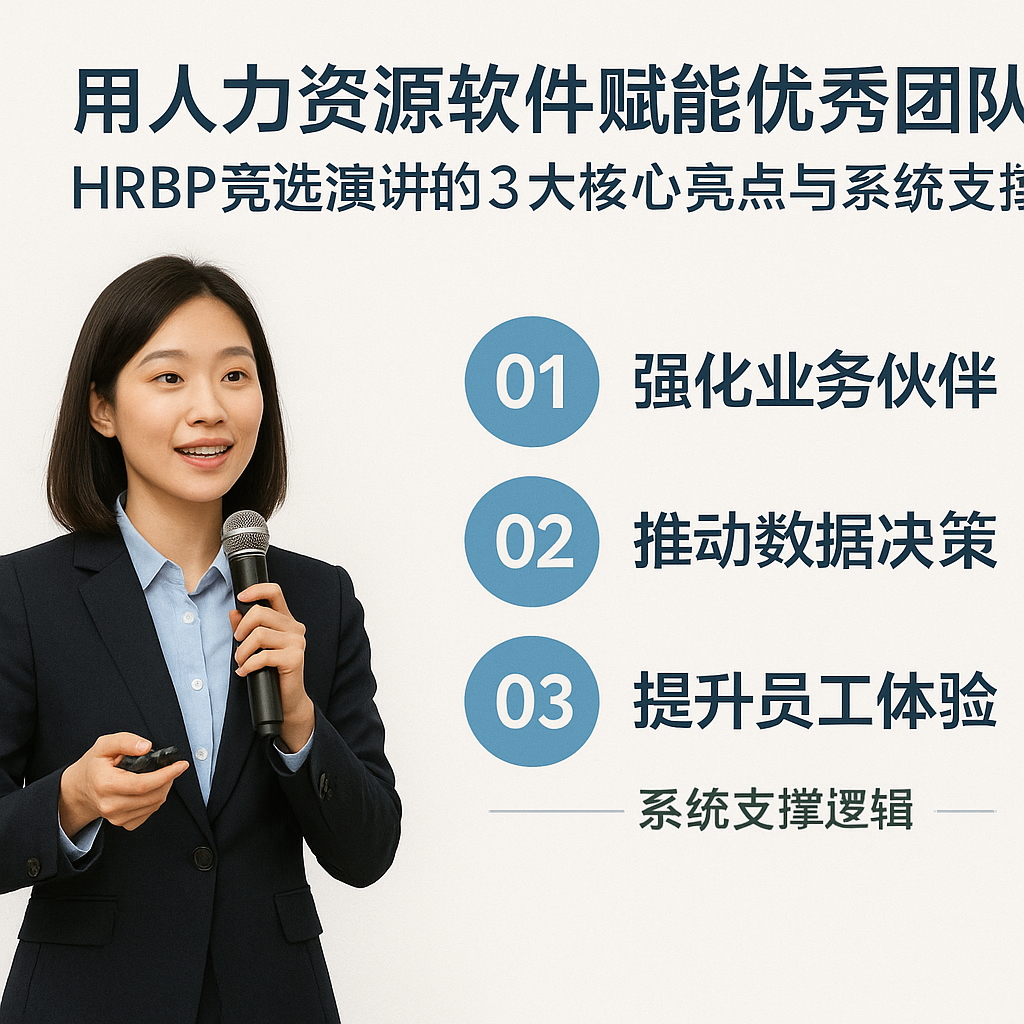 用人力资源软件赋能优秀团队：HRBP竞选演讲的3大核心亮点与系统支撑逻辑