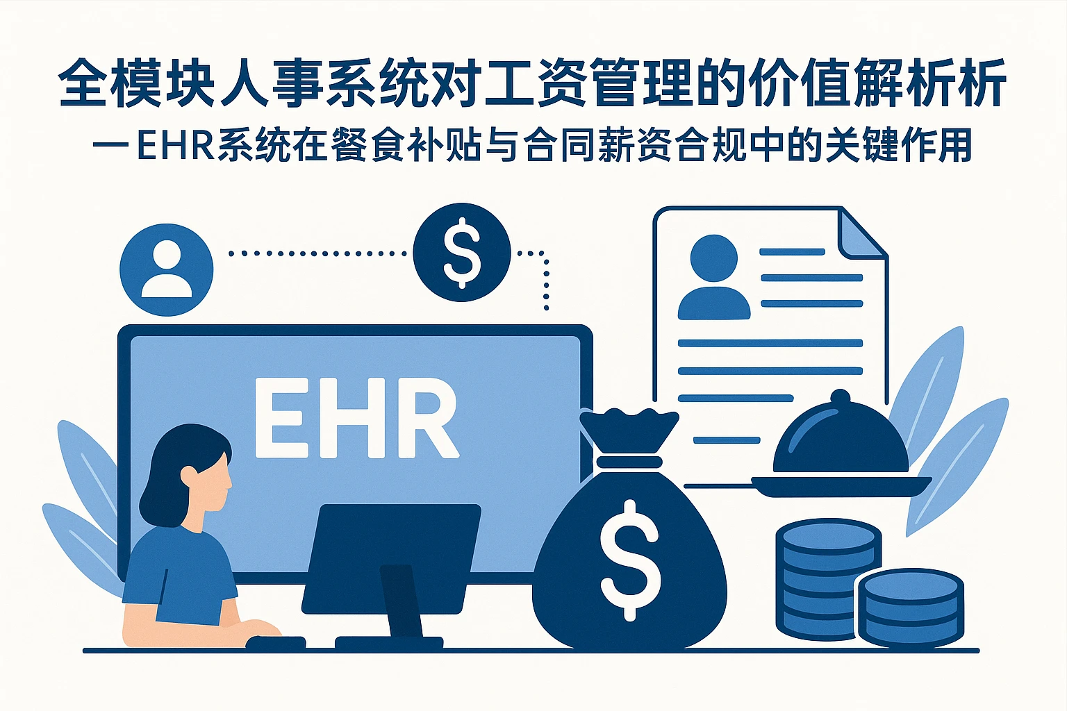 全模块人事系统对工资管理的价值解析 —— EHR系统在餐食补贴与合同薪资合规中的关键作用