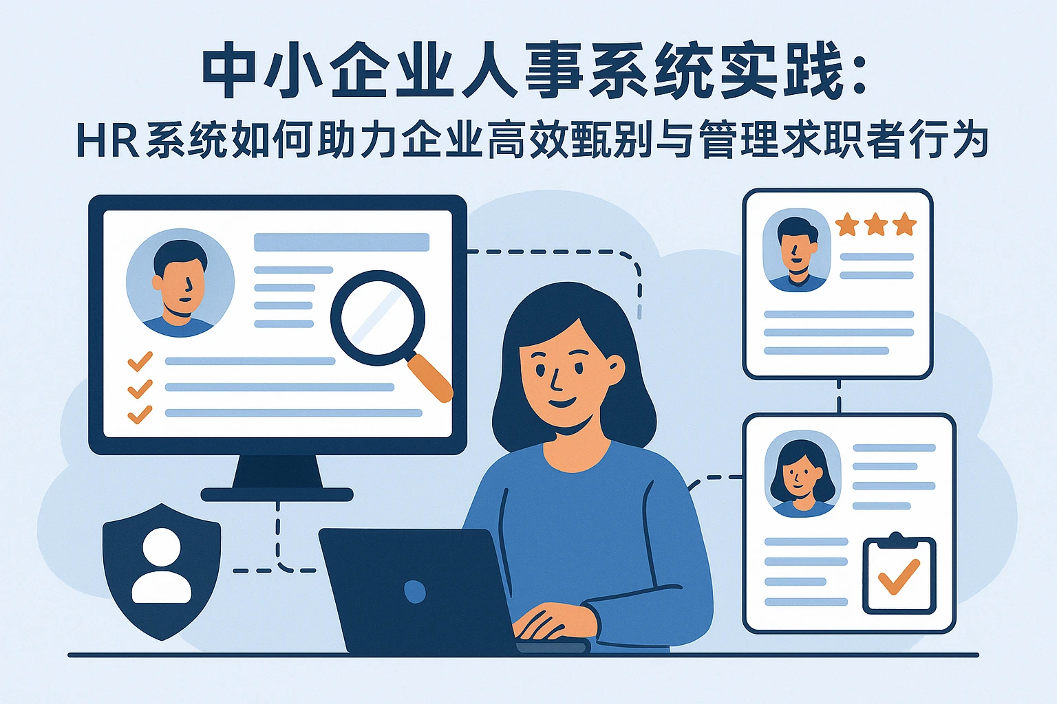 中小企业人事系统实践：HR系统如何助力企业高效甄别与管理求职者行为