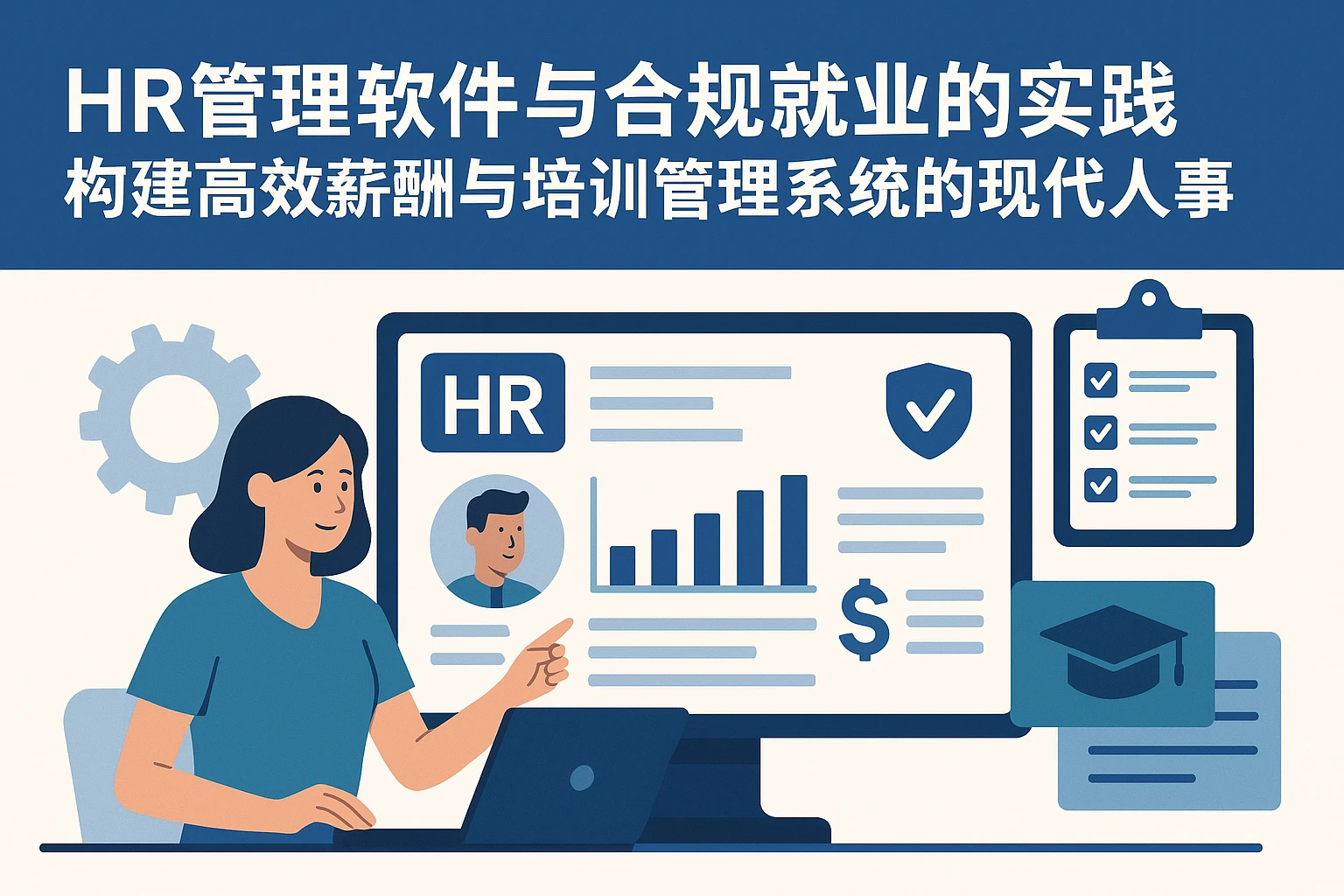 HR管理软件与合规就业的实践：构建高效薪酬与培训管理系统的现代人事体系