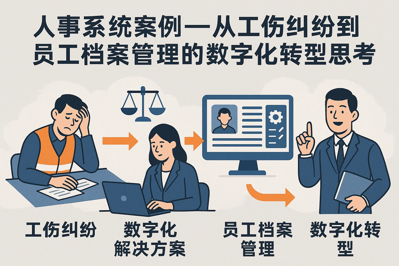 人事系统案例——从工伤纠纷到员工档案管理的数字化转型思考