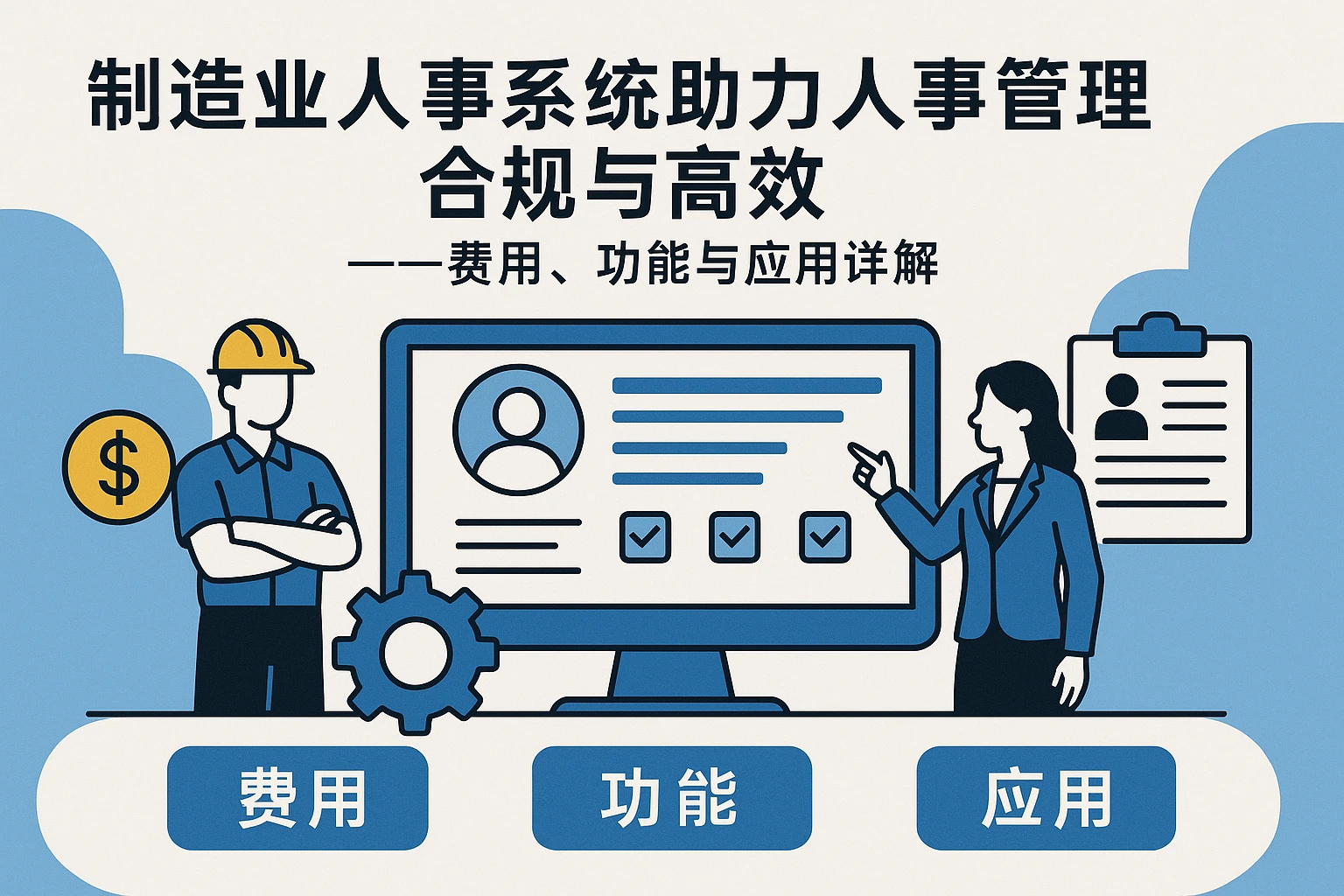 制造业人事系统助力人事管理合规与高效——费用、功能与应用详解