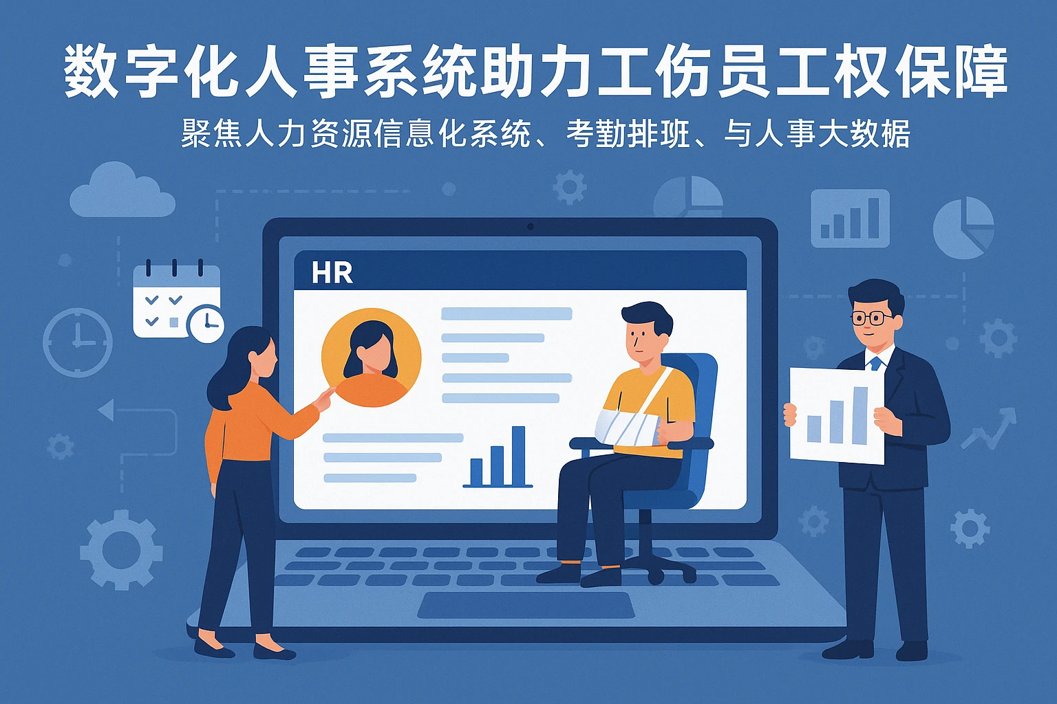 数字化人事系统助力工伤员工权益保障——聚焦人力资源信息化系统、考勤排班、与人事大数据