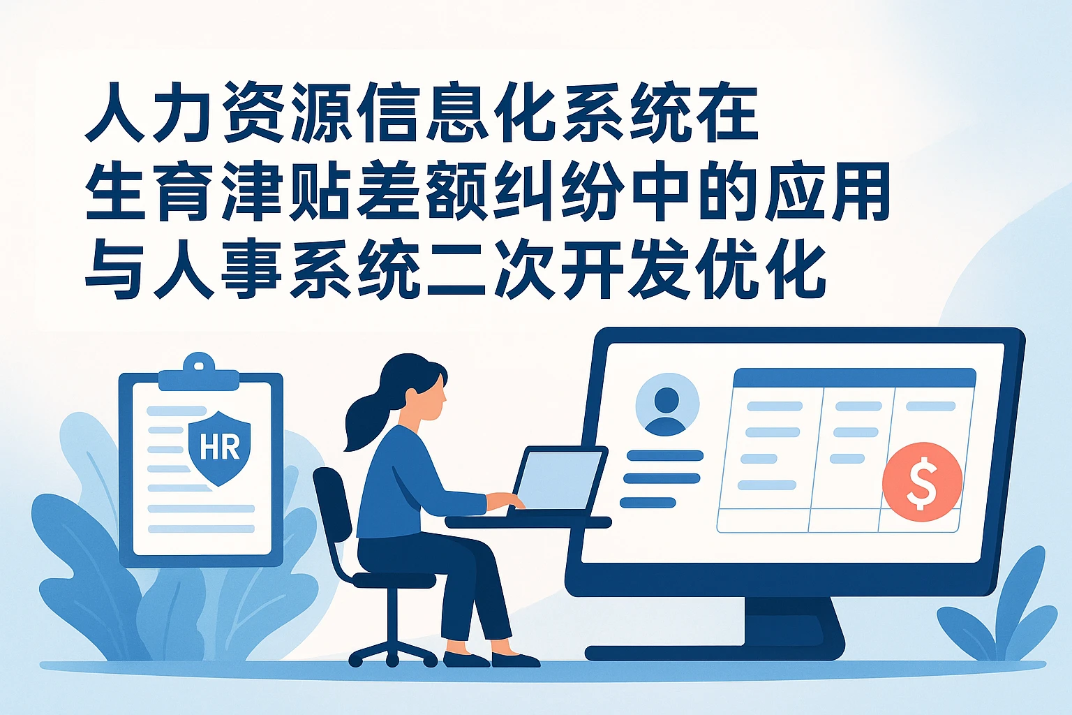 人力资源信息化系统在生育津贴差额纠纷中的应用与人事系统二次开发优化