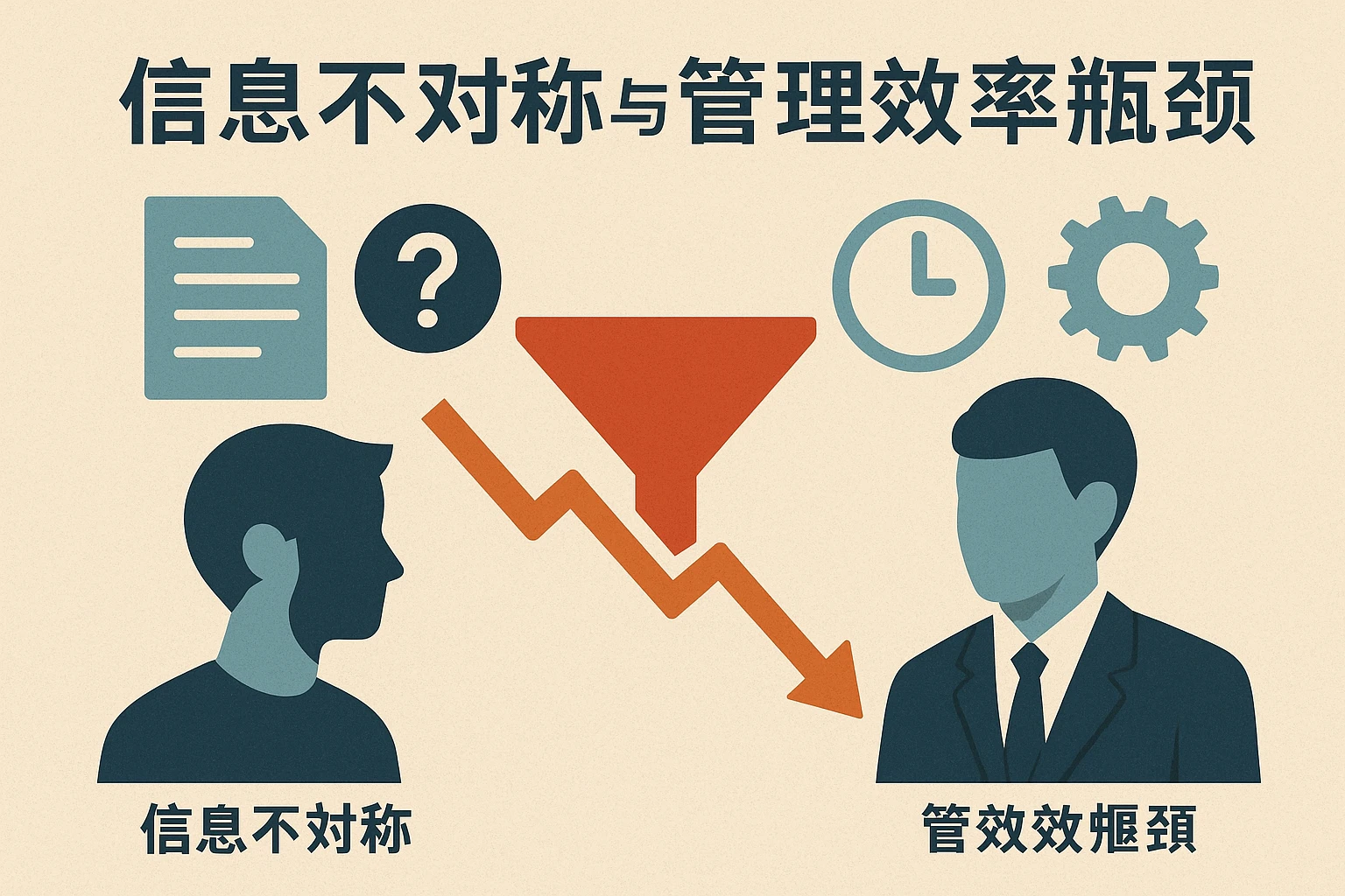 信息不对称与管理效率瓶颈