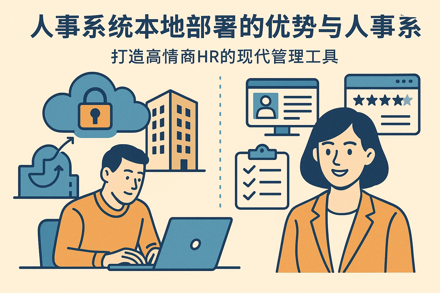 人事系统本地部署的优势与人事系统推荐：打造高情商HR的现代管理工具