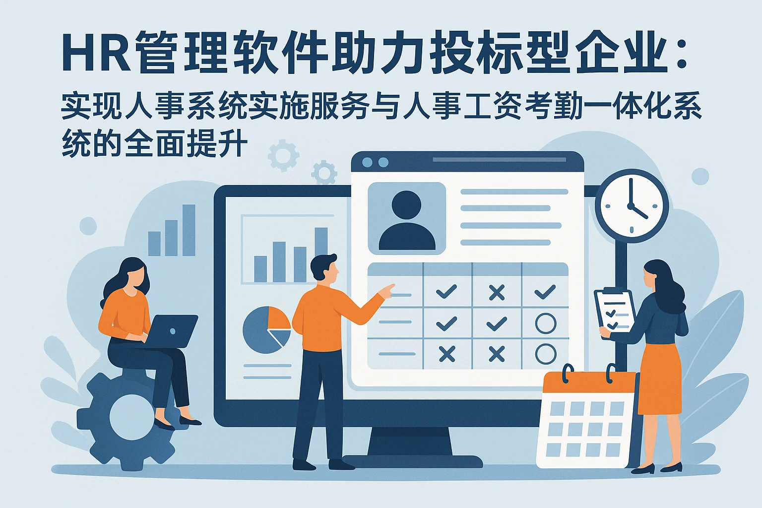 HR管理软件助力投标型企业：实现人事系统实施服务与人事工资考勤一体化系统的全面提升