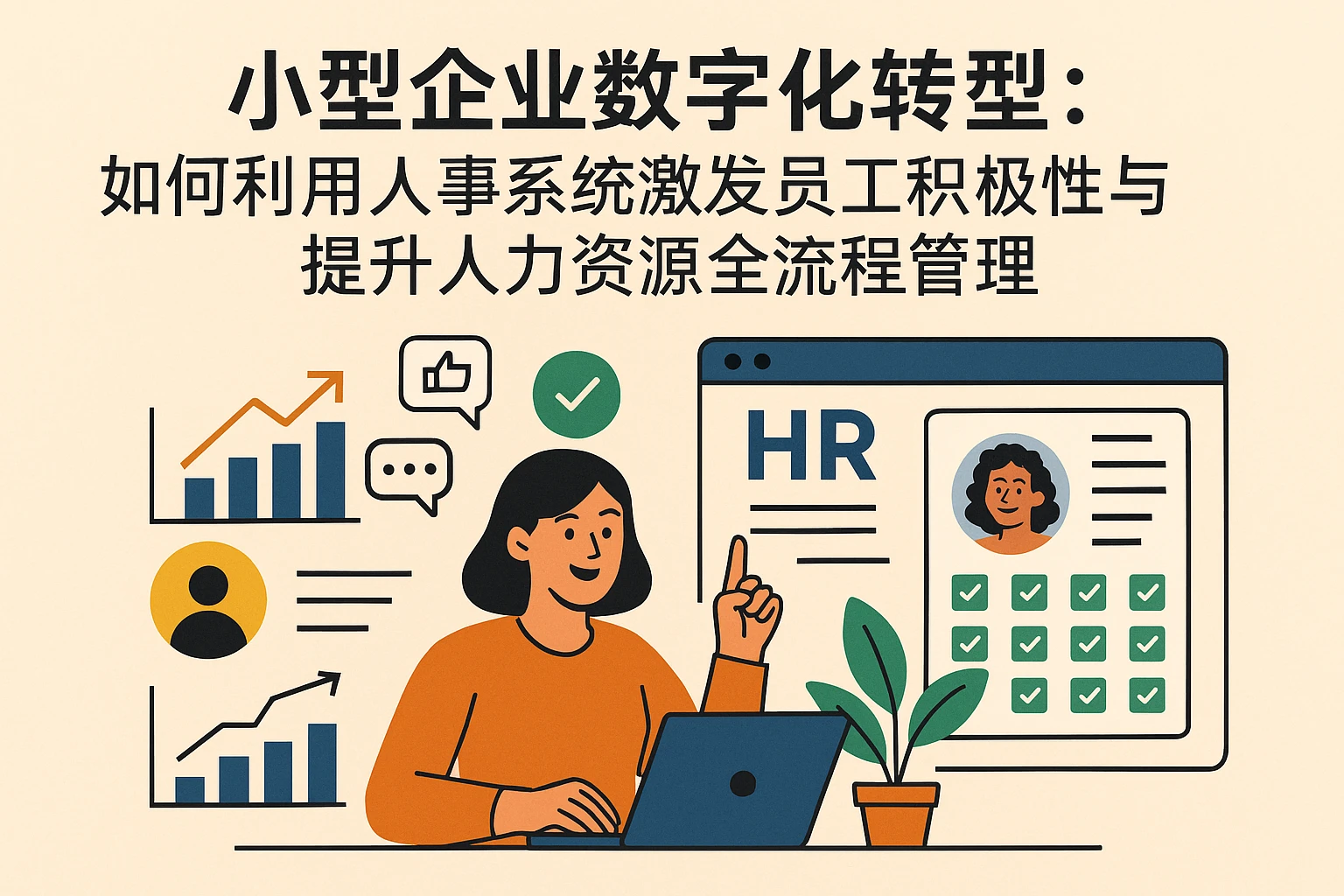 小型企业数字化转型:如何利用人事系统激发员工积极性与提升人力资源全流程管理