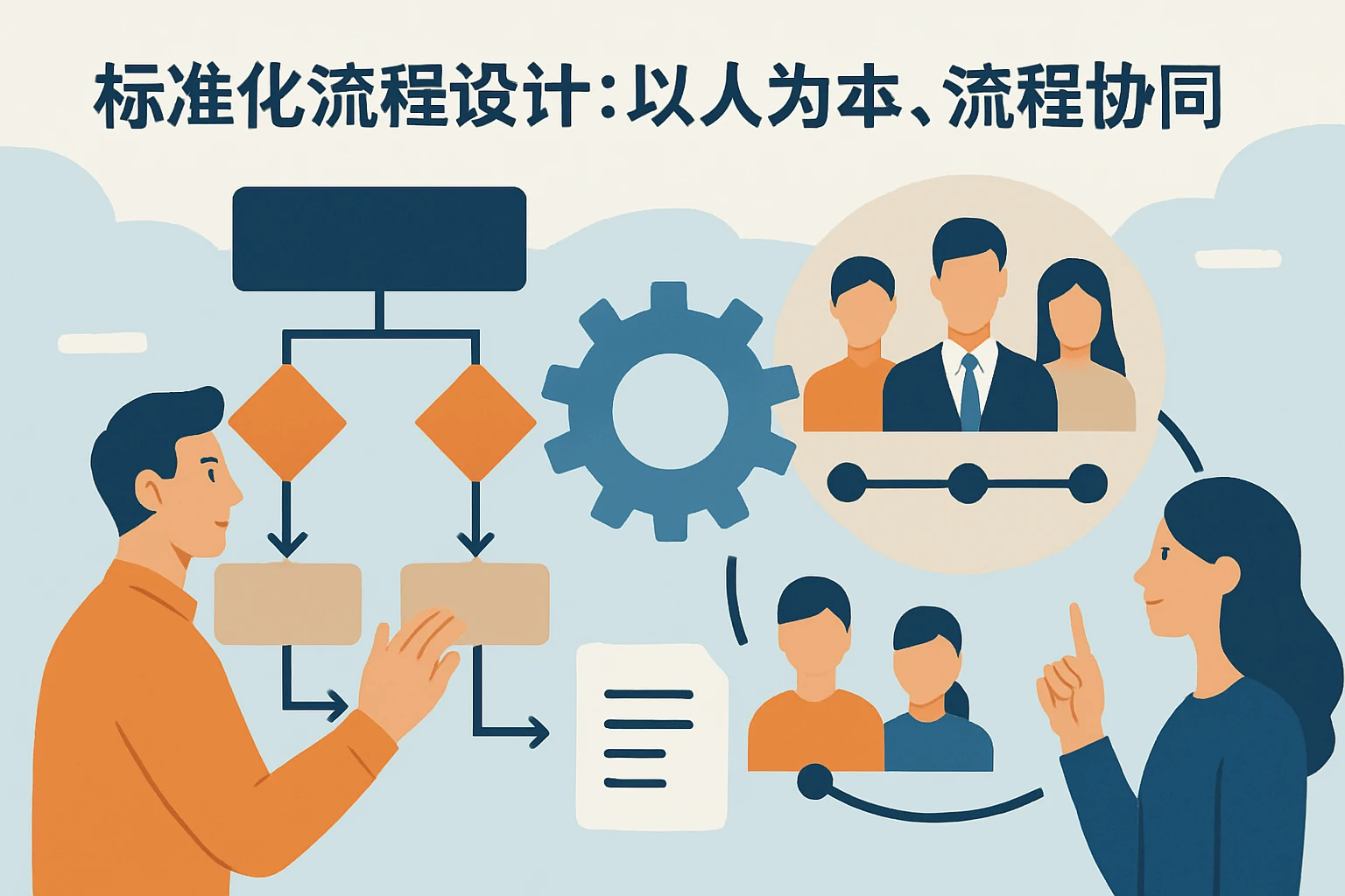 标准化流程设计：以人为本，流程协同