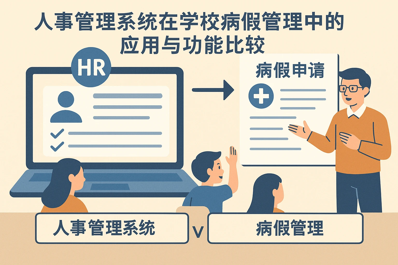 人事管理系统在学校病假管理中的应用与功能比较