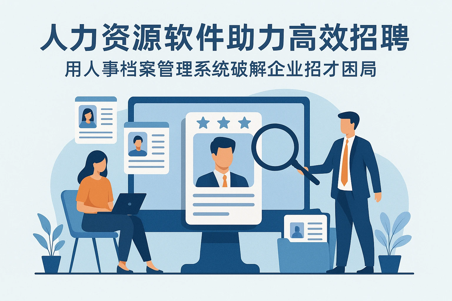 人力资源软件助力高效招聘——用人事档案管理系统破解企业招才困局