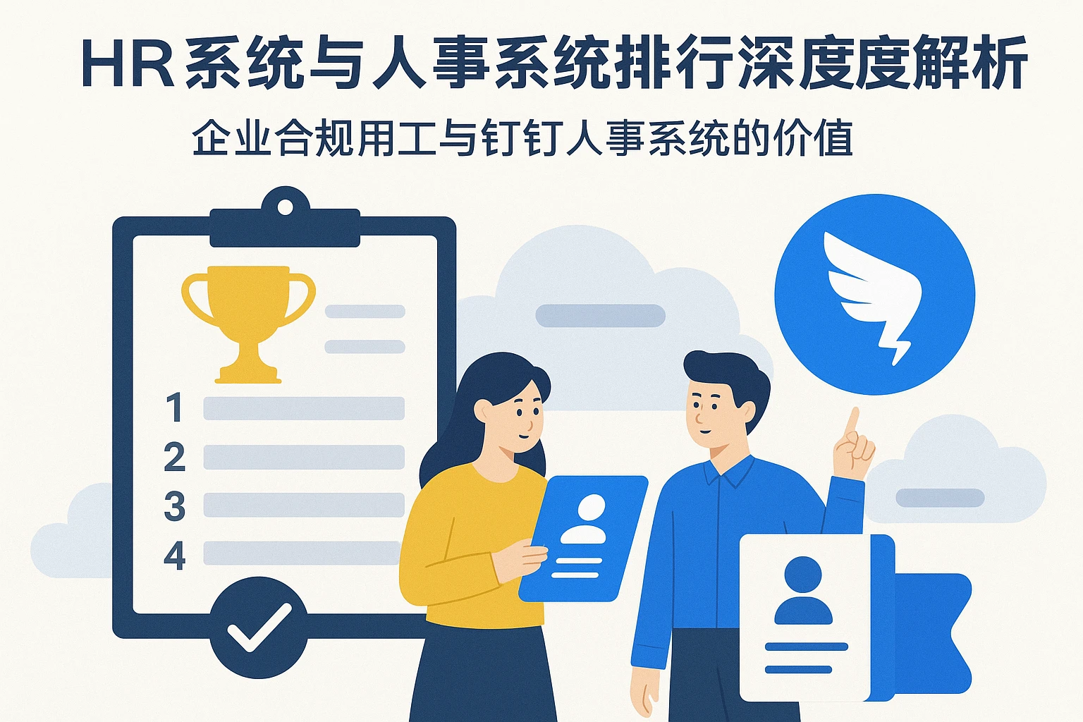HR系统与人事系统排行榜深度解析——企业合规用工与钉钉人事系统的价值