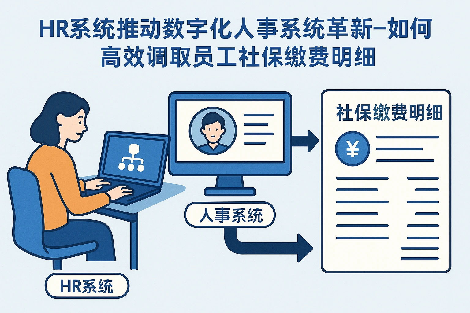 HR系统推动数字化人事系统革新——如何高效调取员工社保缴费明细
