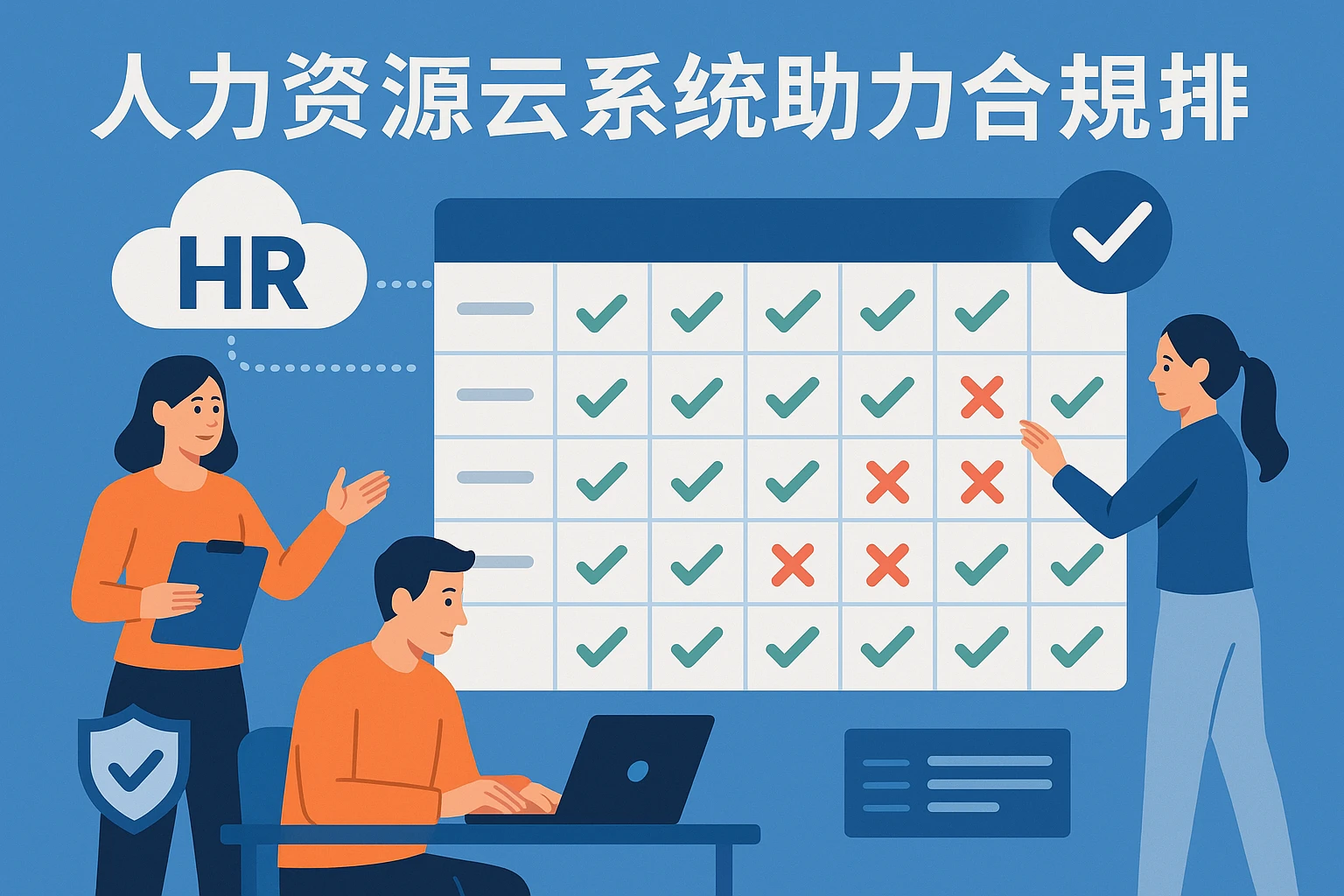 人力资源云系统助力合规排班