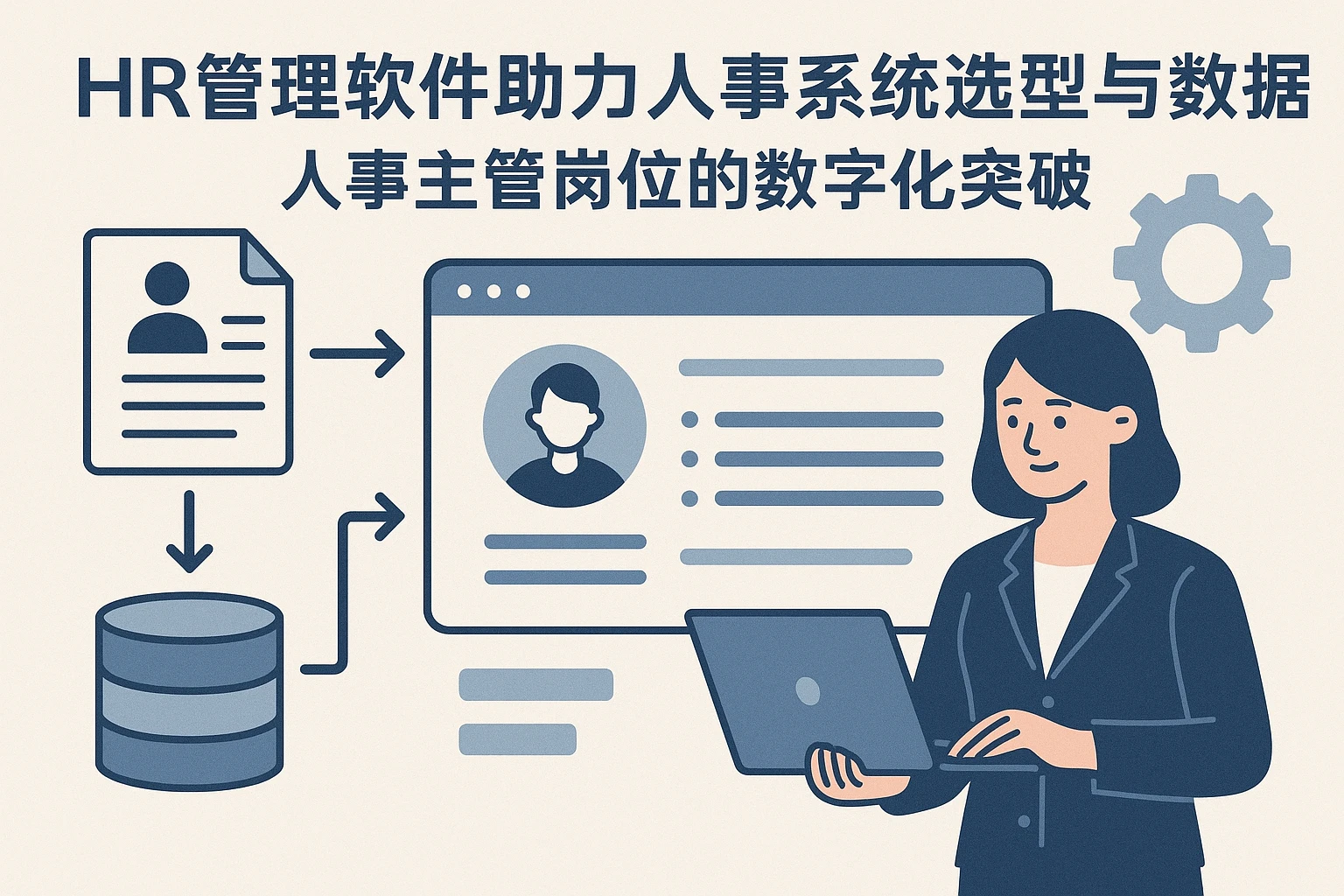 HR管理软件助力人事系统选型与数据迁移：人事主管岗位的数字化突破