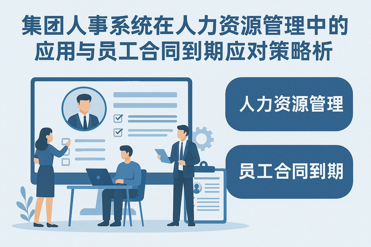 集团人事系统在人力资源管理中的应用与员工合同到期应对策略探析