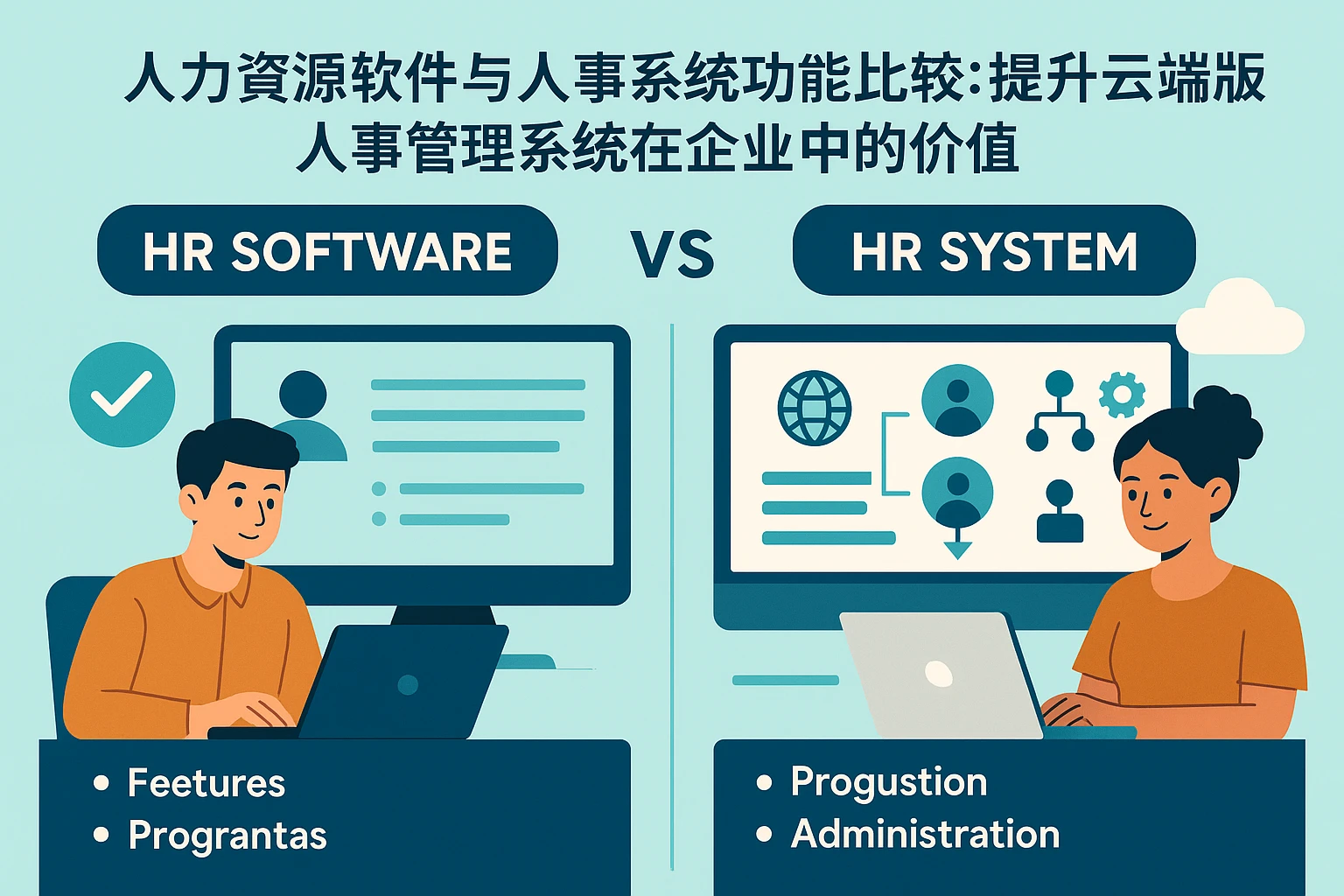 人力资源软件与人事系统功能比较：提升云端版人事管理系统在企业中的价值