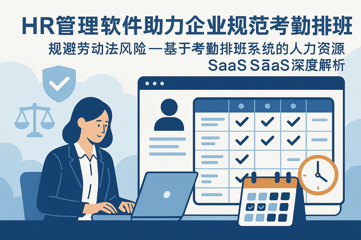 HR管理软件助力企业规范考勤排班,规避劳动法风险——基于考勤排班系统的人力资源SaaS深度解析