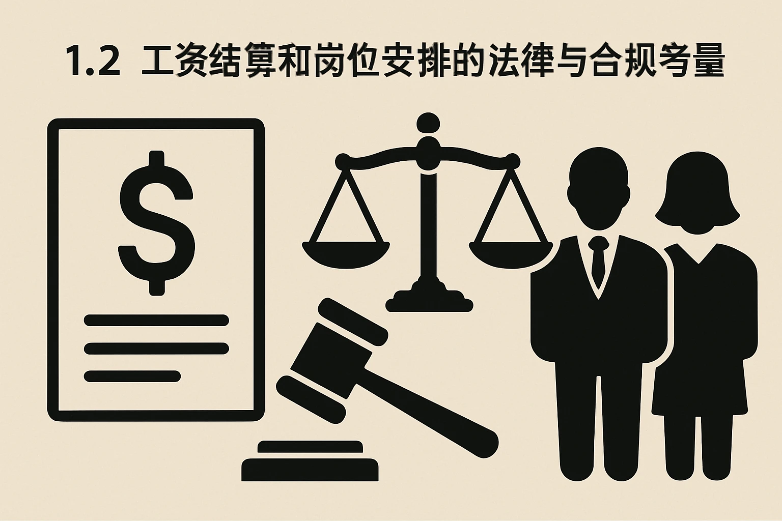 1.2 工资结算和岗位安排的法律与合规考量