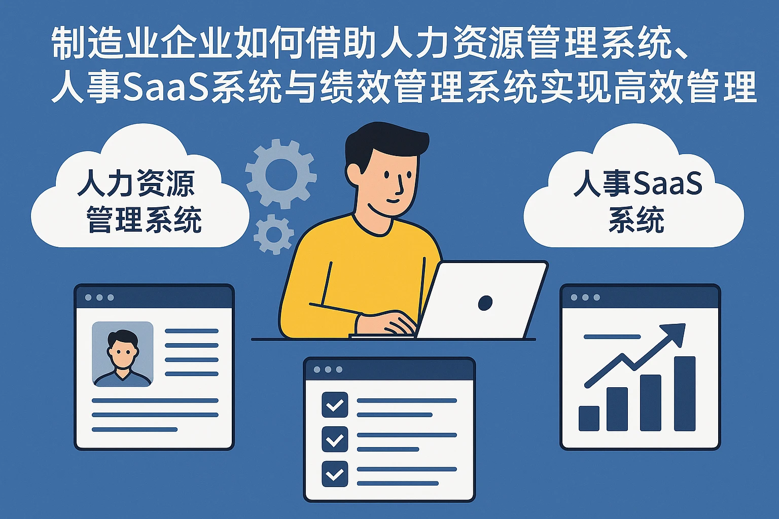 制造业企业如何借助人力资源管理系统、人事SaaS系统与绩效管理系统实现高效人事管理