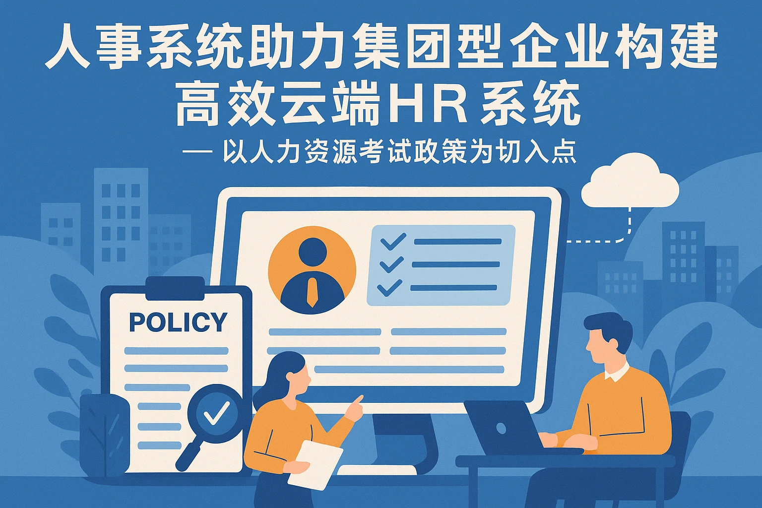 人事系统助力集团型企业构建高效云端HR系统 —— 以人力资源考试政策为切入点