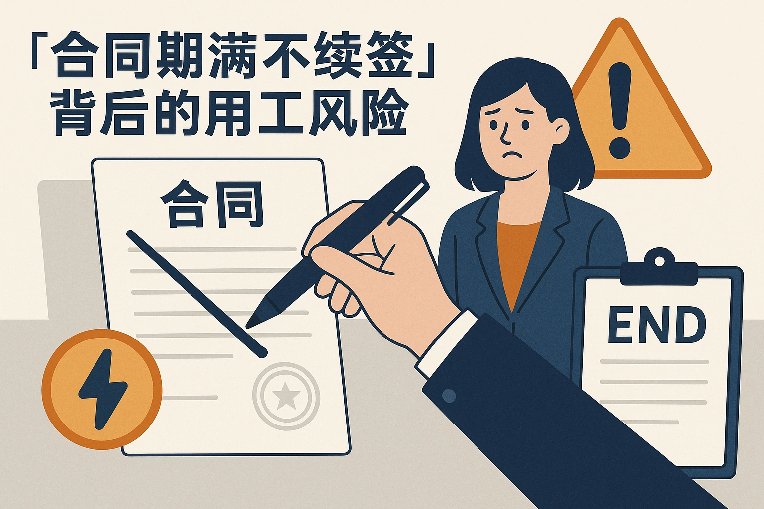 合同期满不续签背后的用工风险