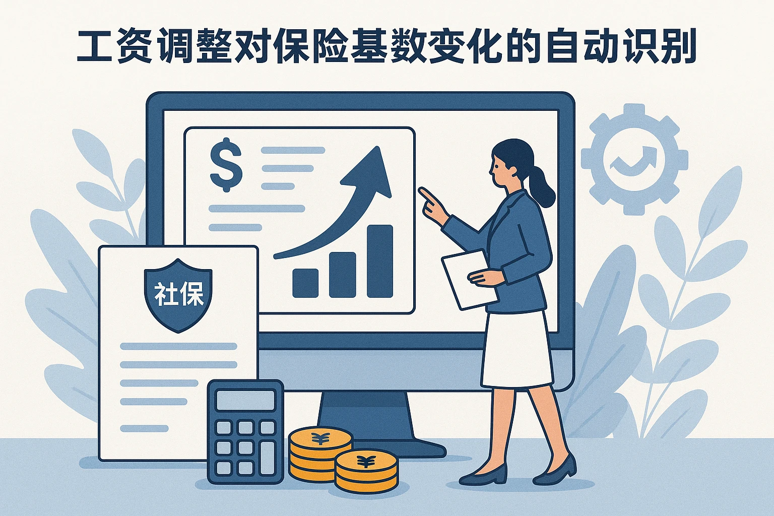 工资调整对保险基数变化的自动识别与处理
