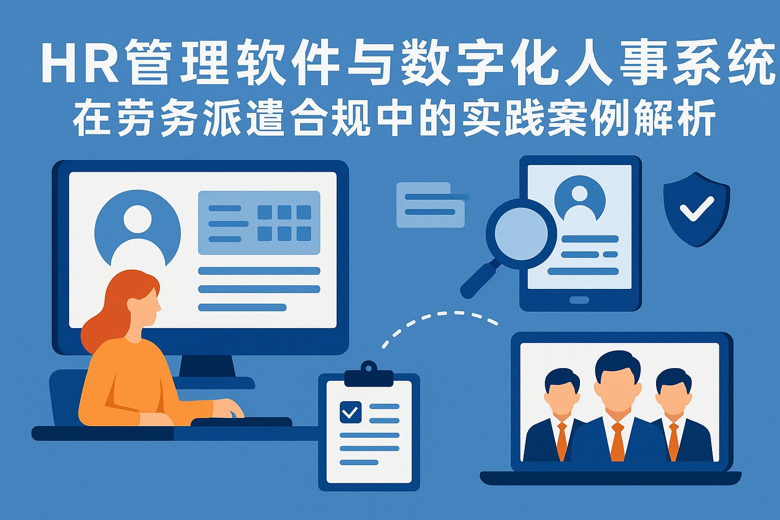 HR管理软件与数字化人事系统在劳务派遣合规中的实践案例解析