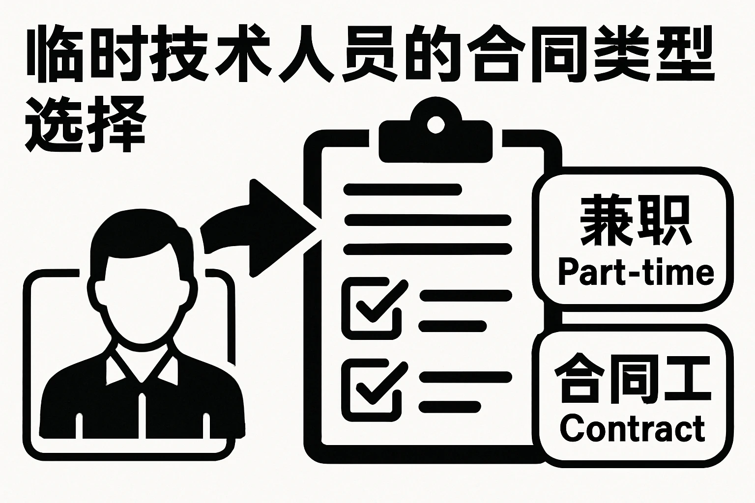 临时技术人员的合同类型选择