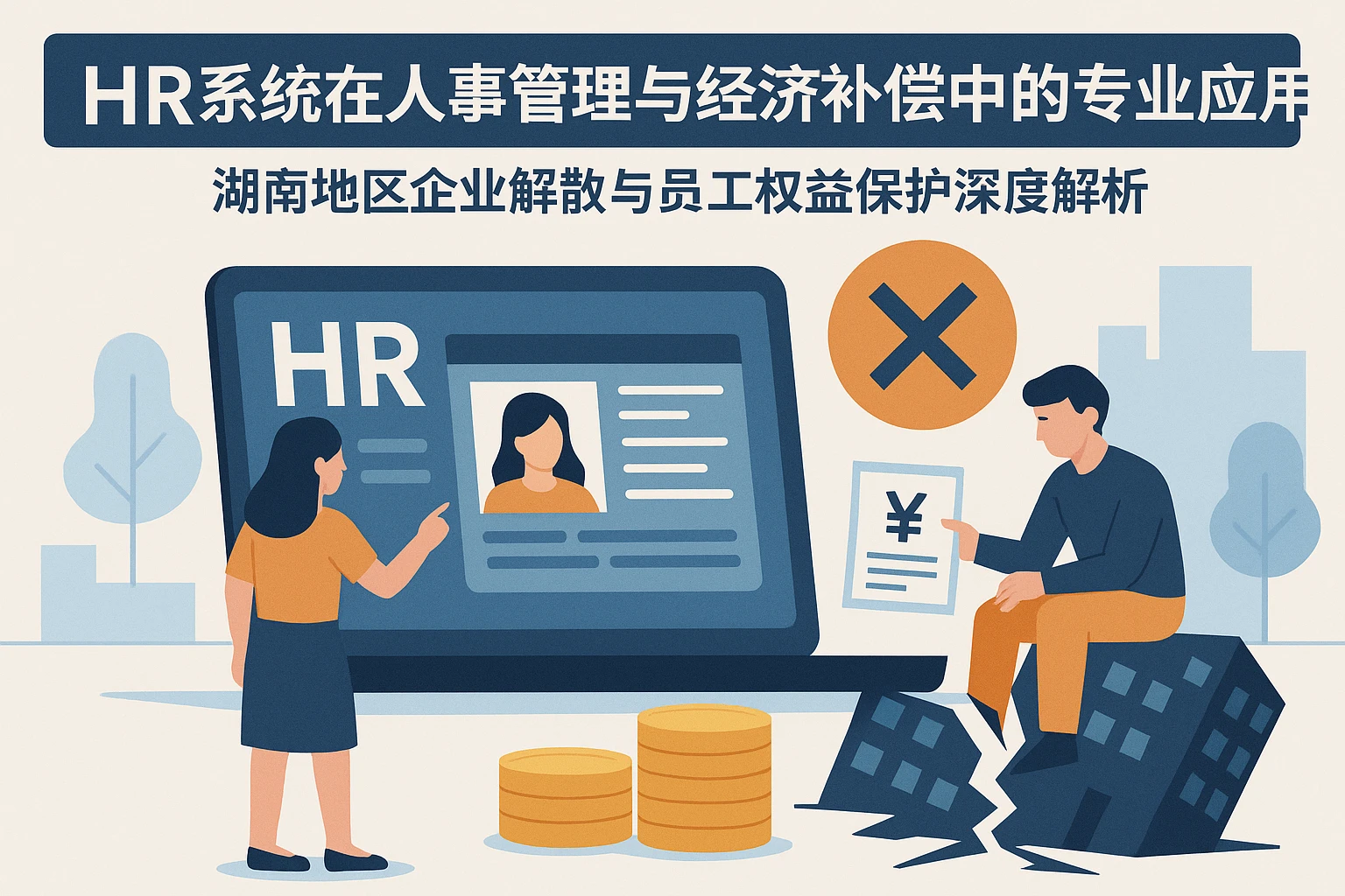 HR系统在人事管理与经济补偿中的专业应用——湖南地区企业解散与员工权益保护深度解析