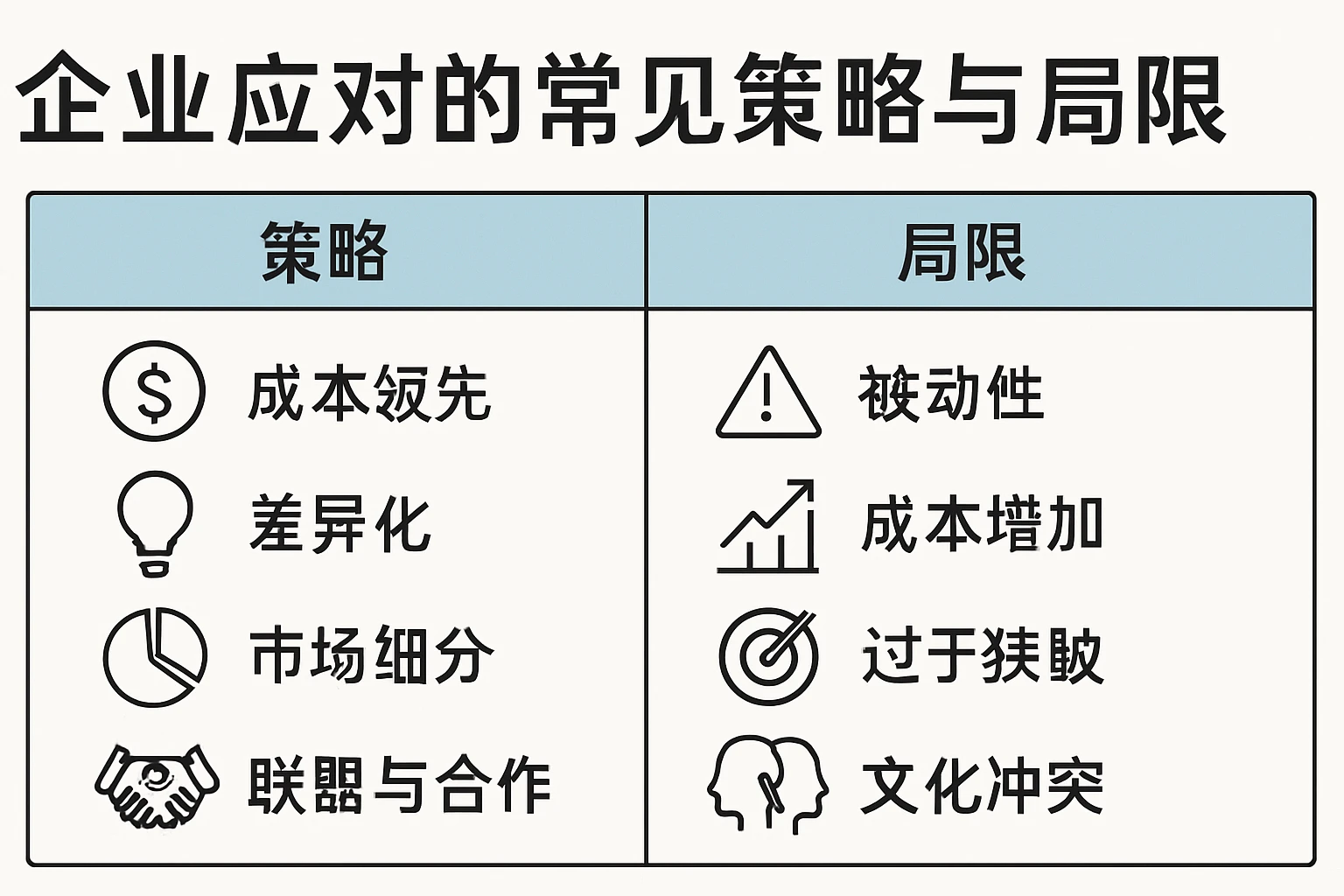 企业应对的常见策略与局限
