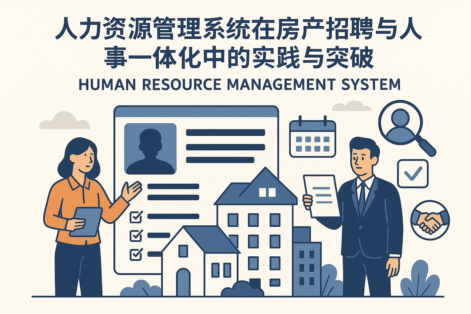 人力资源管理系统在房产招聘与人事一体化中的实践与突破