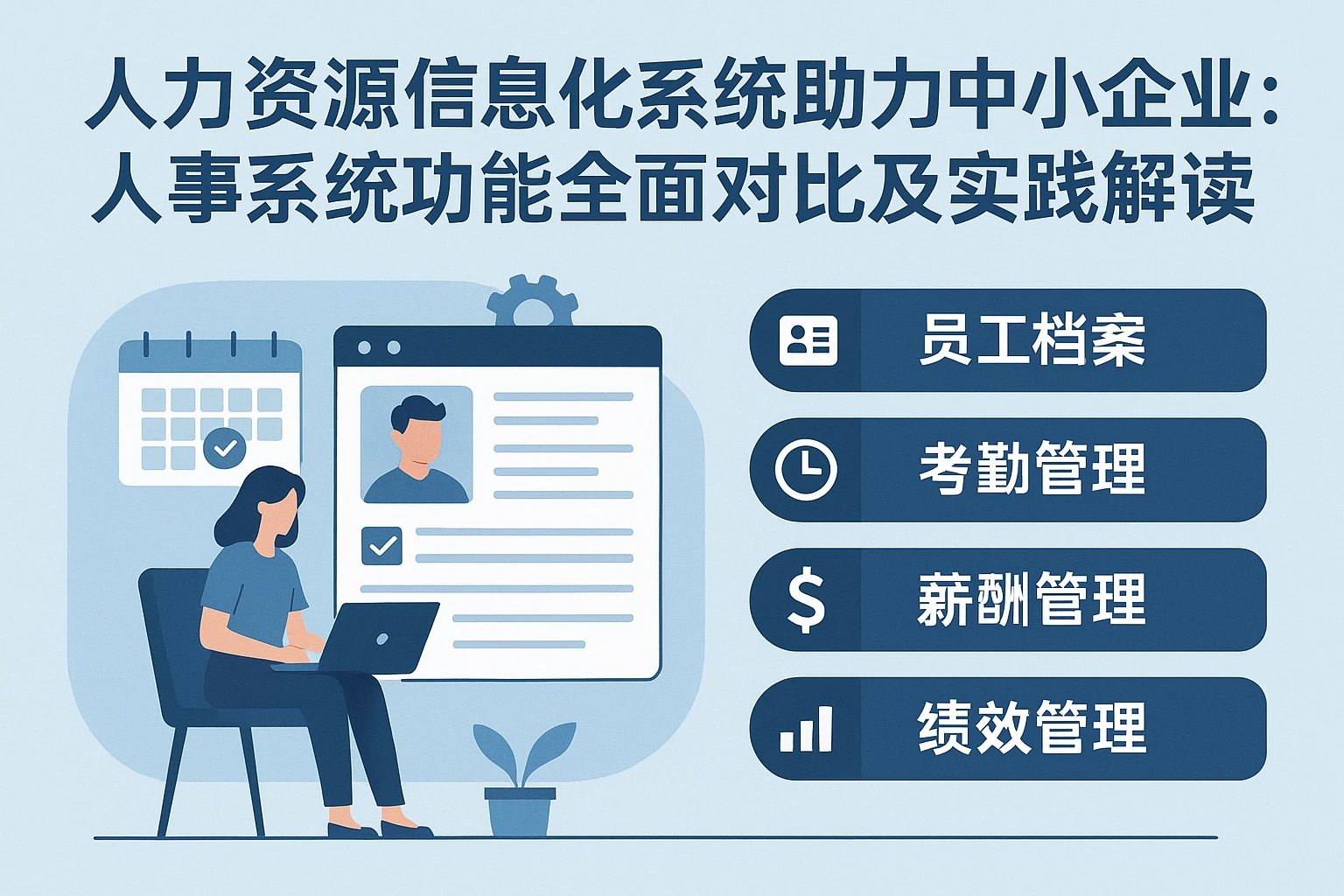 人力资源信息化系统助力中小企业：人事系统功能全面对比及实践解读