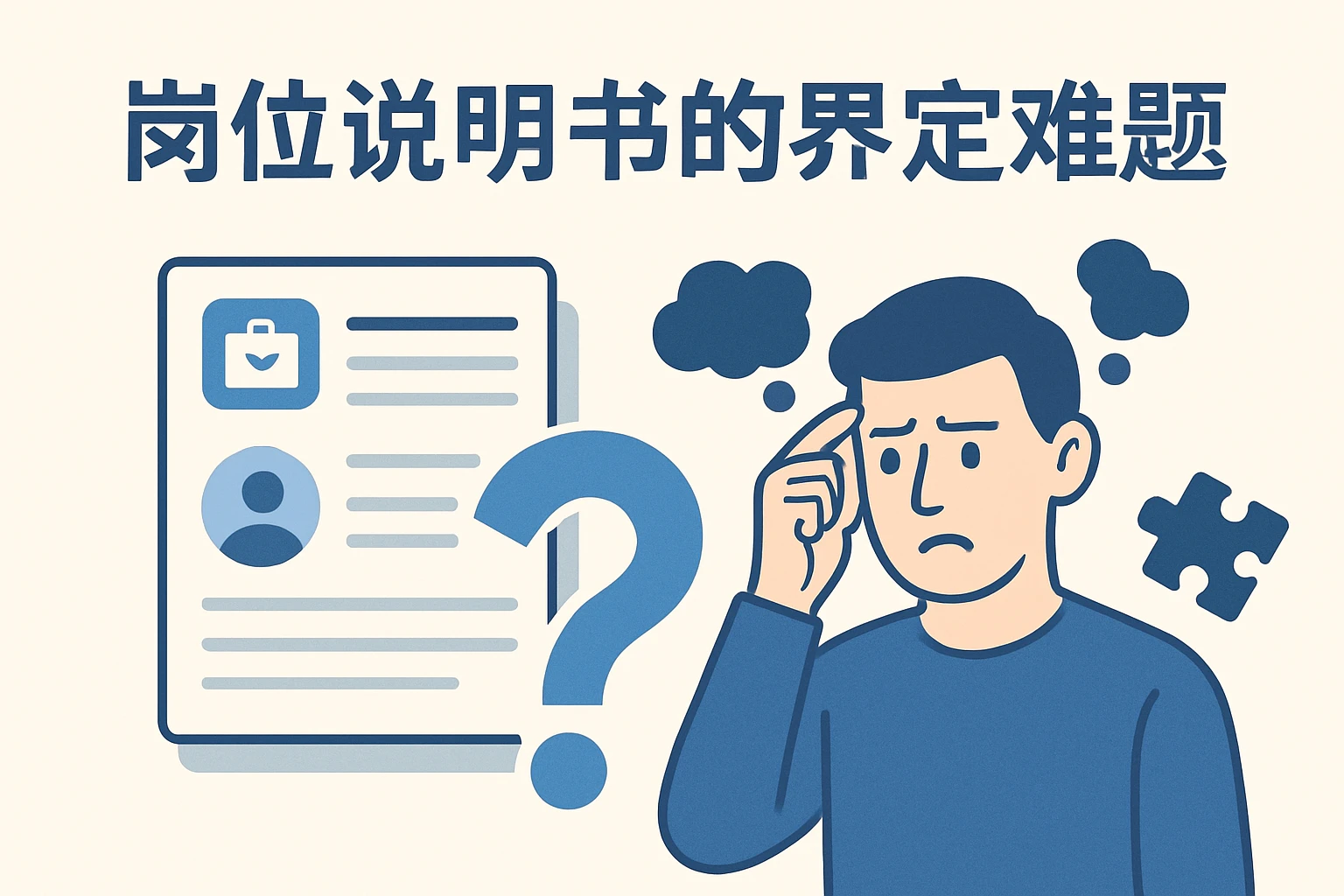 岗位说明书的界定难题