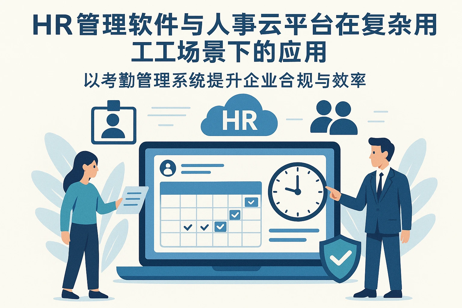 HR管理软件与人事云平台在复杂用工场景下的应用——以考勤管理系统提升企业合规与效率