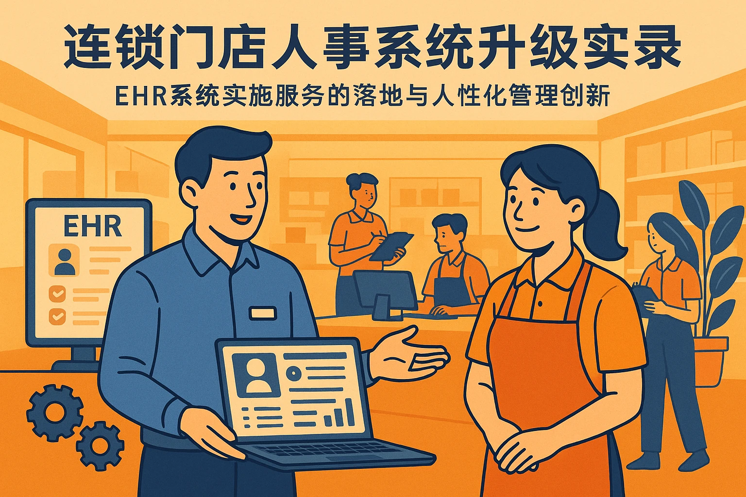 连锁门店人事系统升级实录：EHR系统实施服务的落地与人性化管理创新