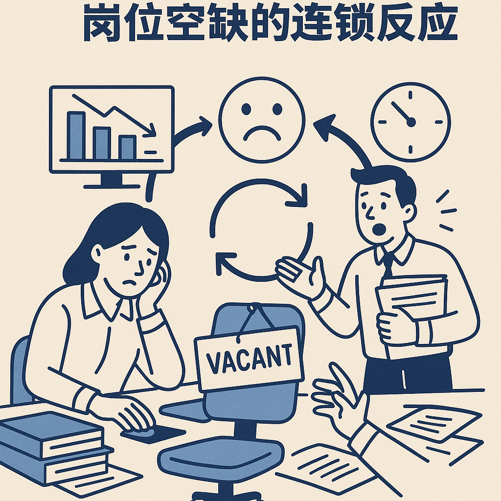 2. 运营节奏打乱:岗位空缺的连锁反应