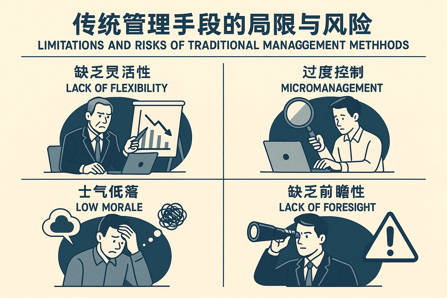 传统管理手段的局限与风险