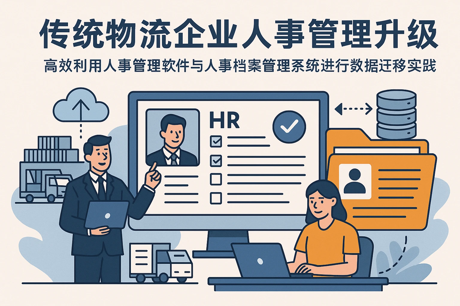 传统物流企业人事管理升级：高效利用人事管理软件与人事档案管理系统进行数据迁移实践