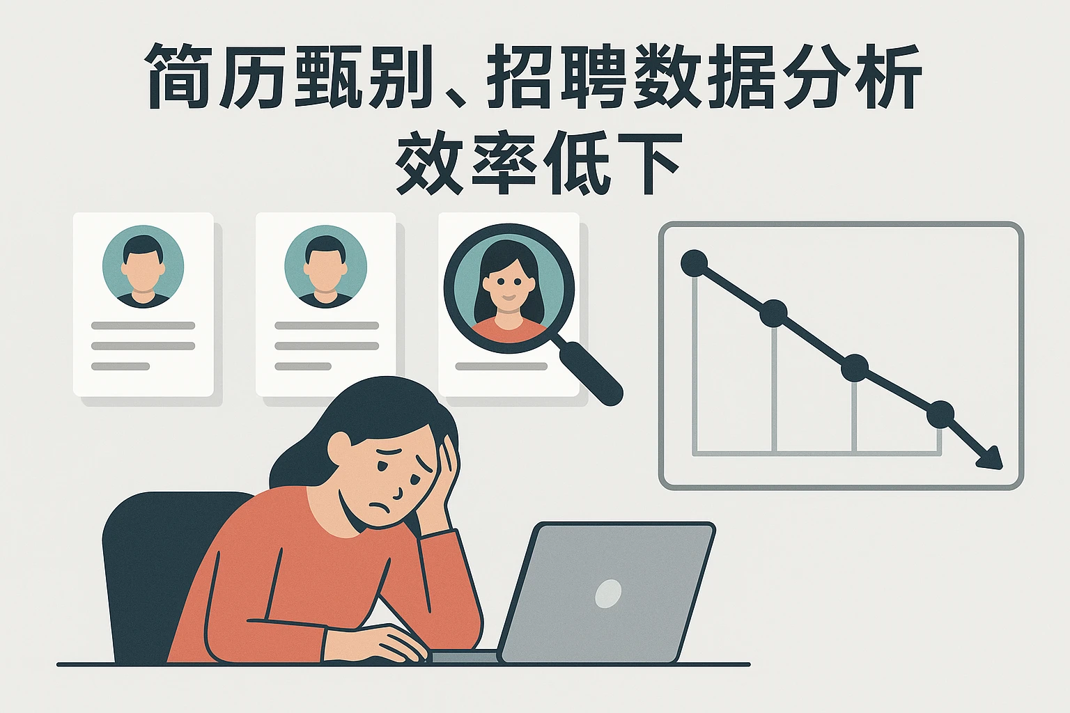 简历甄别、招聘数据分析效率低下