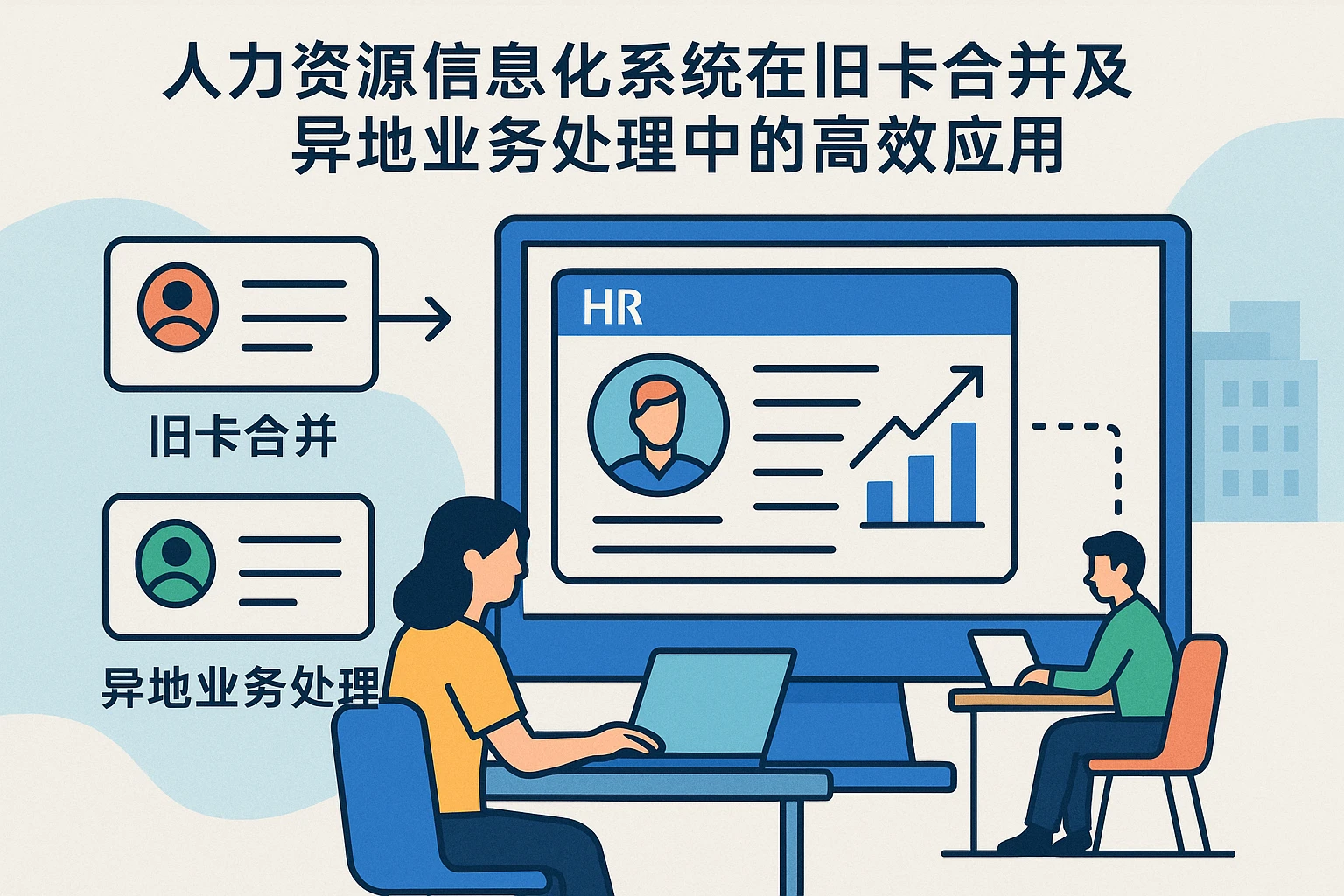 人力资源信息化系统在旧卡合并及异地业务处理中的高效应用