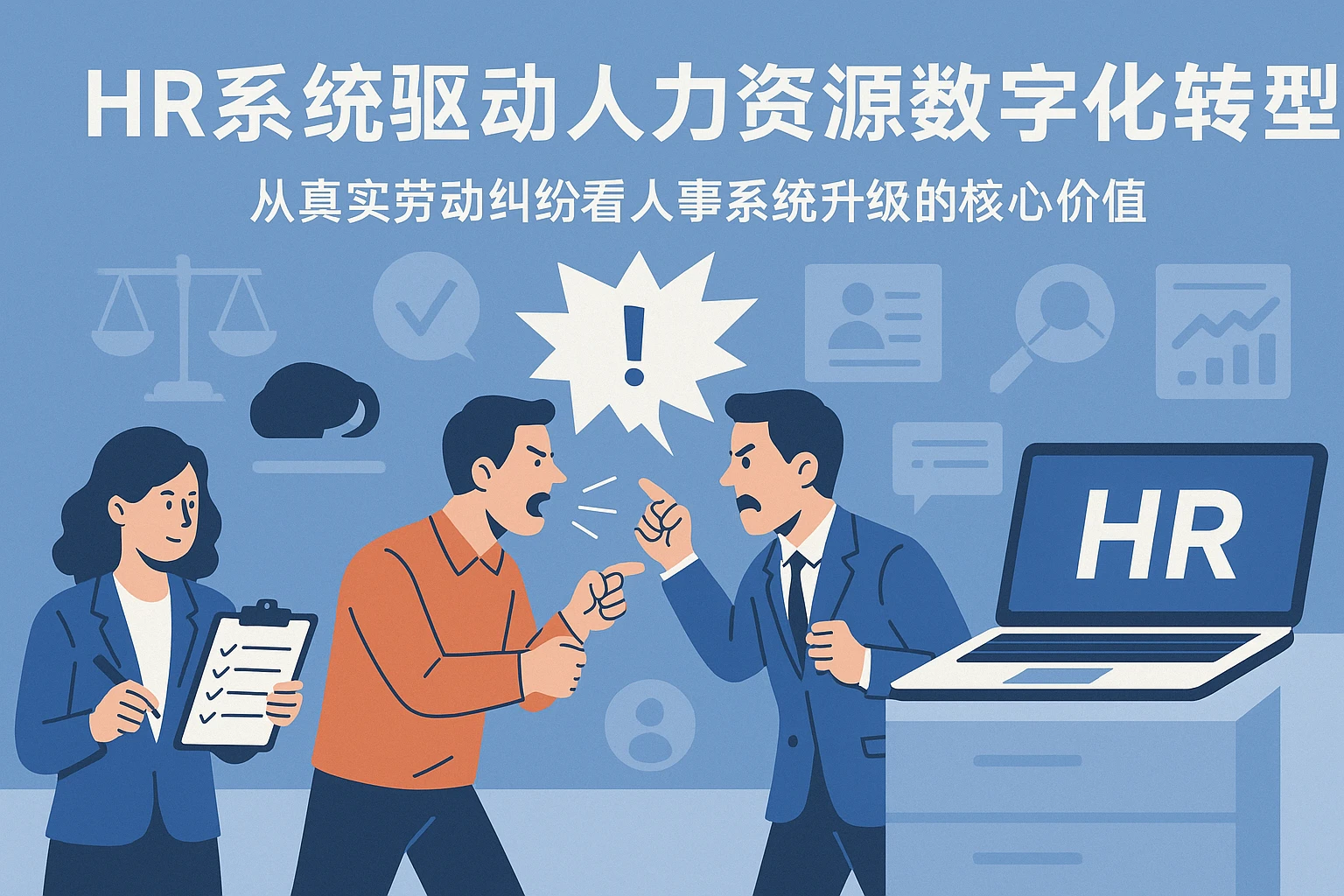 HR系统驱动人力资源数字化转型：从真实劳动纠纷看人事系统升级的核心价值