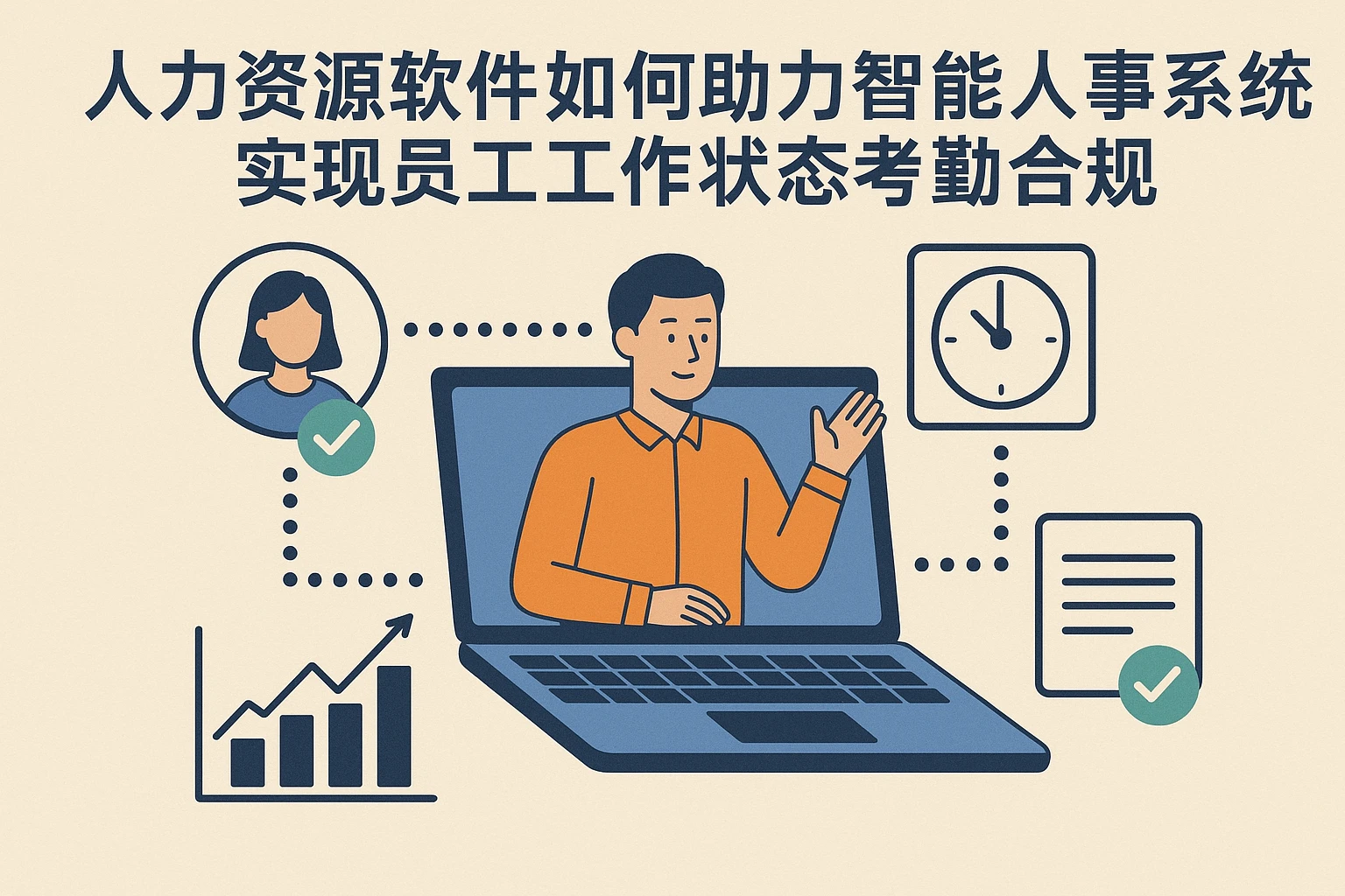 人力资源软件如何助力智能人事系统实现员工工作状态与考勤合规