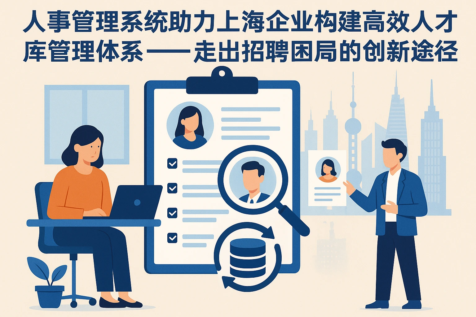 人事管理系统助力上海企业构建高效人才库管理体系——走出招聘困局的创新途径